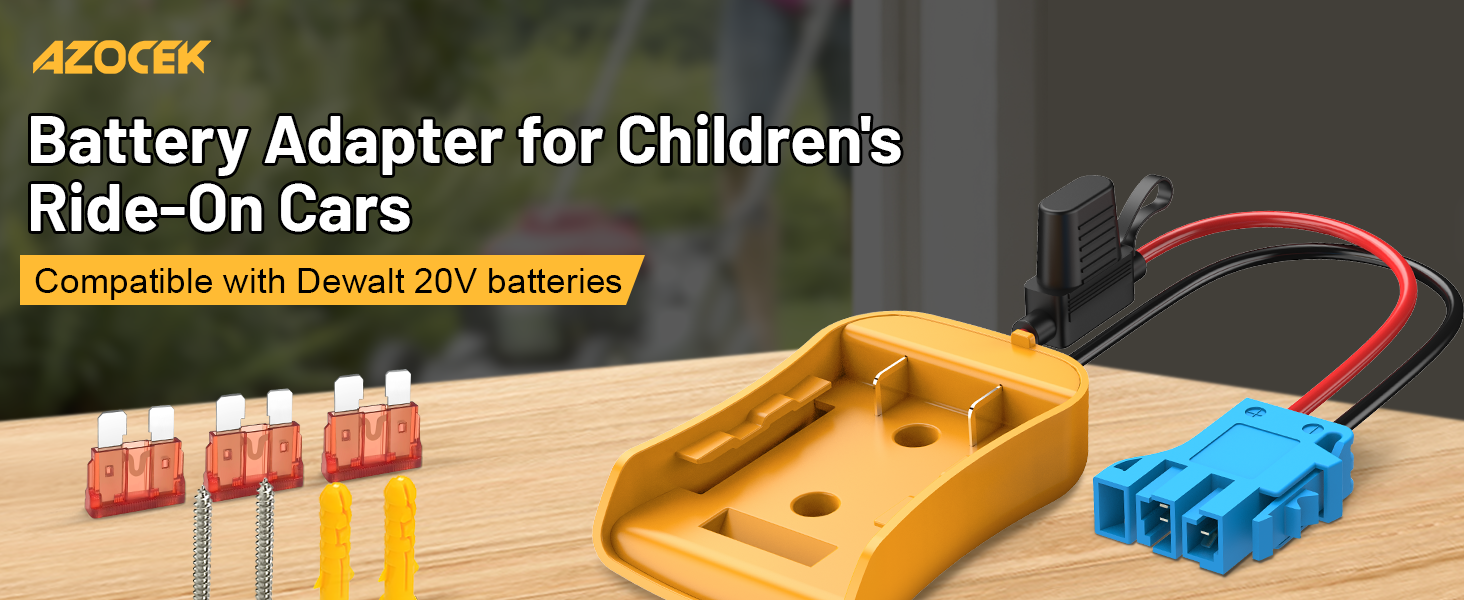 dewalt power wheels adapter