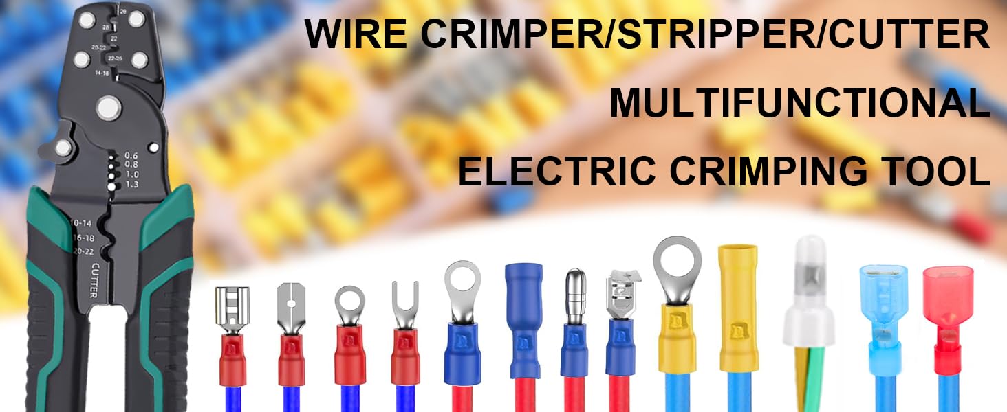 Multifunctional stripping crimping pliers